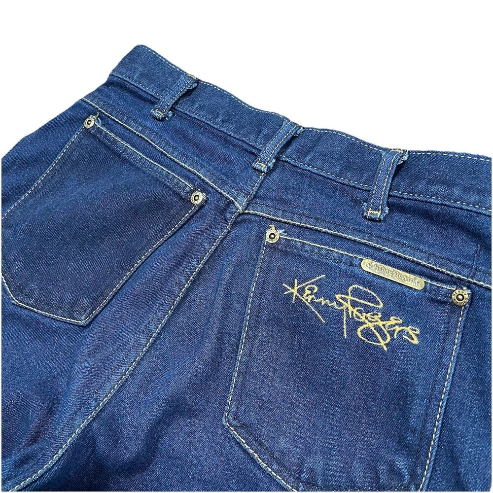 Vintage Kenny Rogers Jeans 27x33 USA Western Cowboy Denim